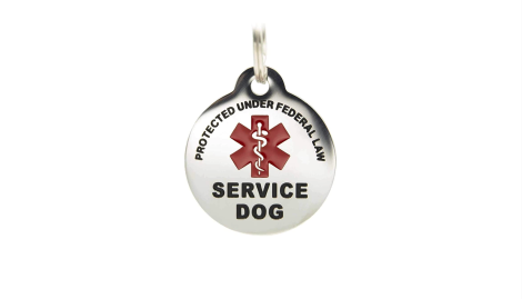 Psychiatric Service Animal Tag