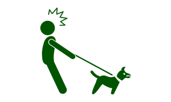 Dog Pulling Icon