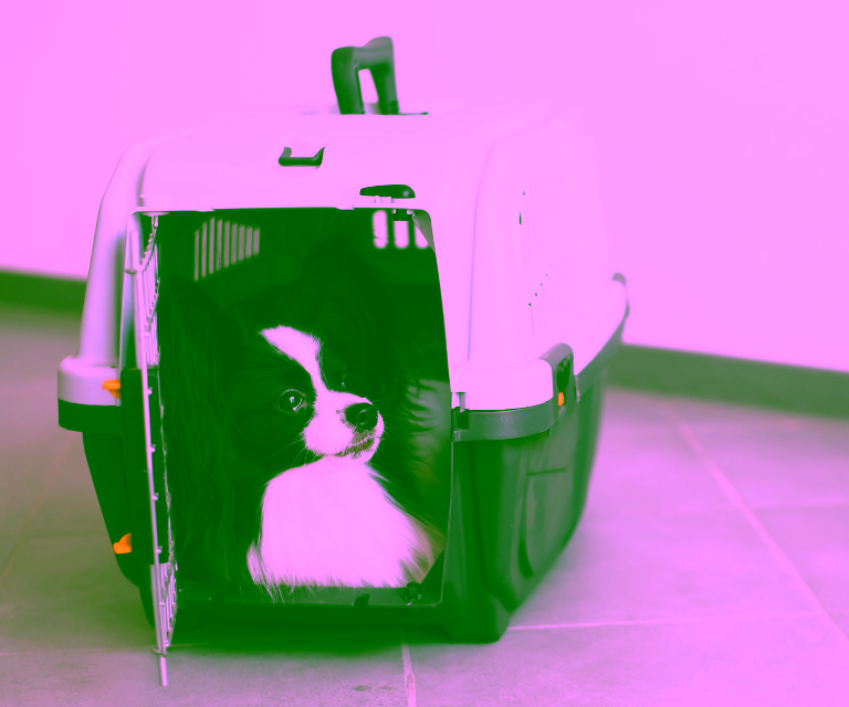 Delta Airlines Service Animal Policy - Dog in carrier